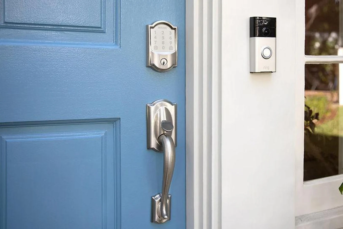 Smart entry lock used to manage access to furnished housing